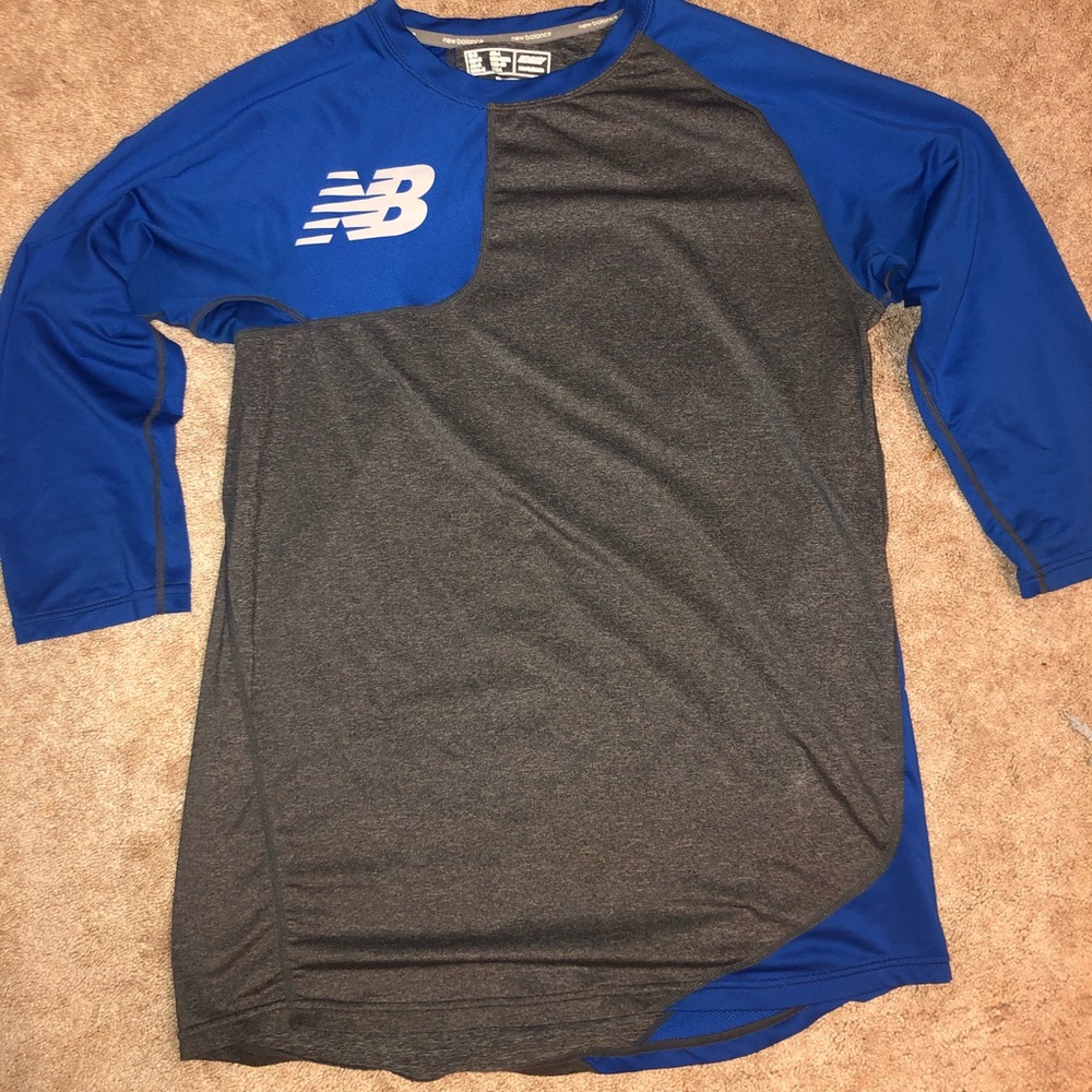 New balance 3/4 length sleeve shirt baseball